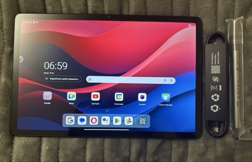 Планшет Lenovo tab m11 tb330fu 4/128 gb wi fi luna grey