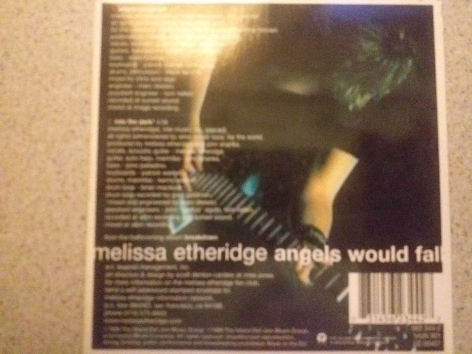 CD Singiel Melissa Etheridge Angels Would Fall Island def Jam 1999
