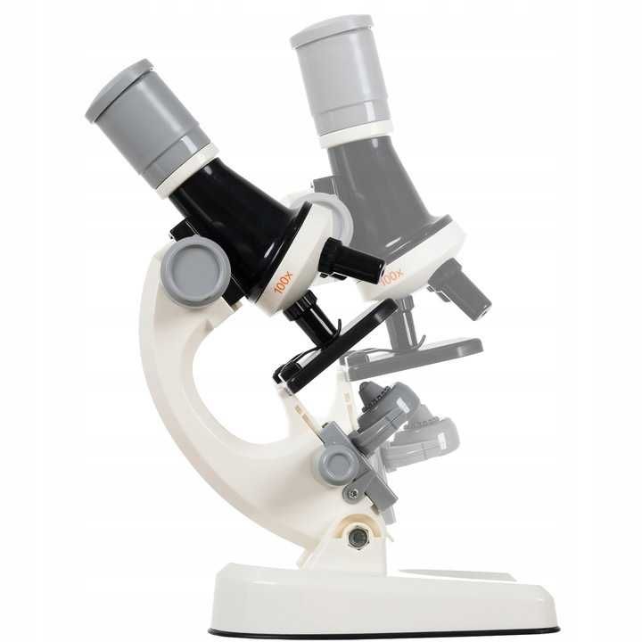 Mikroskop edukacyjny dla dzieci optyczny zbliżenie prezent mikołajki