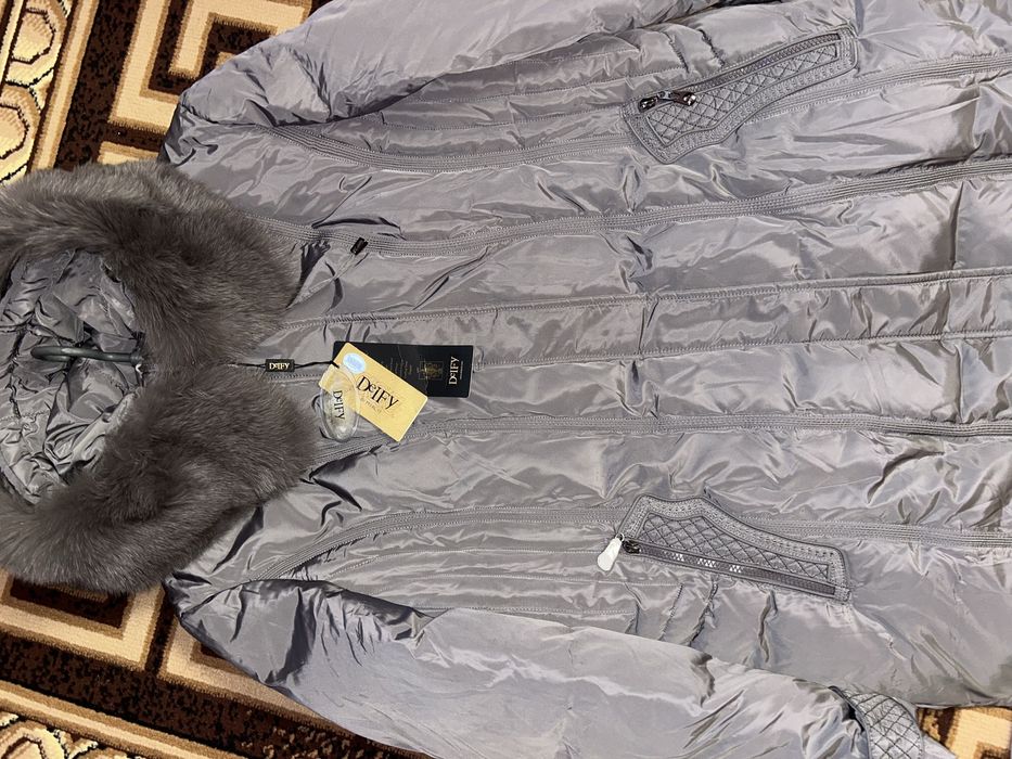 Розпродаж! Довгий пуховик фабричний Китай 4XL 54-56р