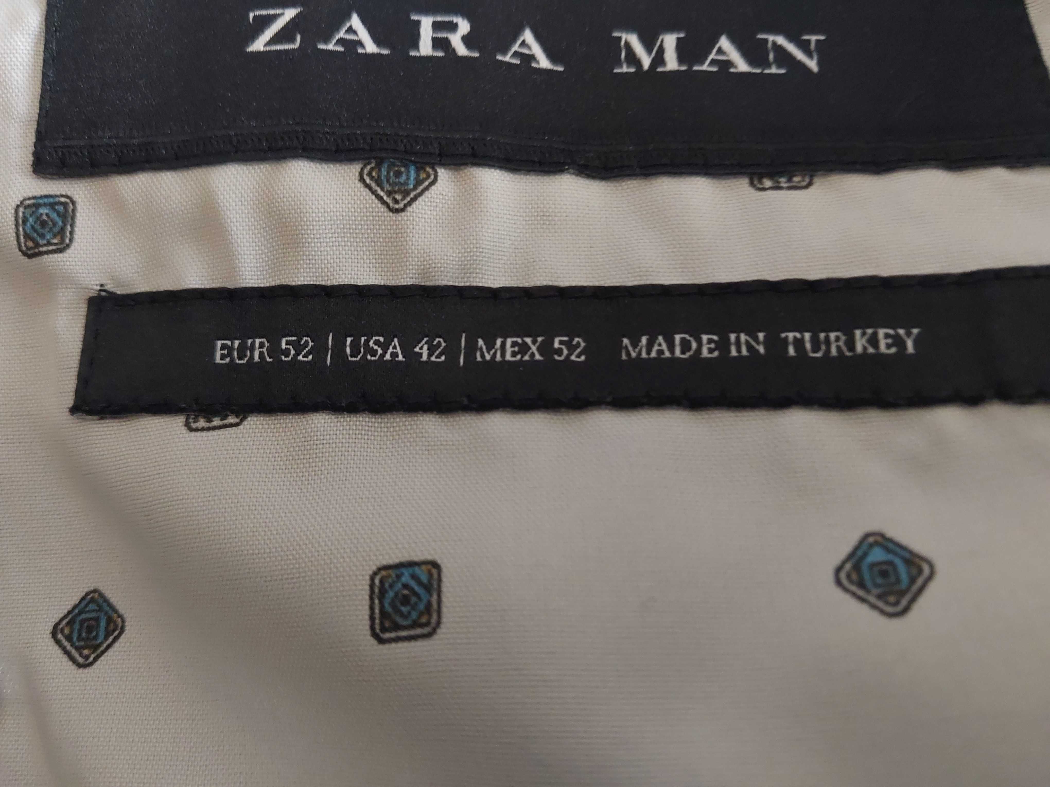 Пиджак темно синий Zara Man  размер EUR 52/USA 42