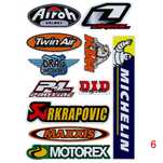 Naklejki na Cross Motocykl RÓŻNE WZORY