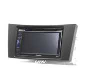 MOLDURA ADAPTADOR PRETO PARA RADIO 2-DIN PARA MERCEDES CLASE-E CLASE-CLS