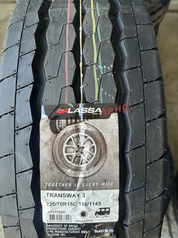 Літні шини 225/70 R15C Lassa Transway 3 - BRIDGESTONE GR, ВIДЕО, 10PR