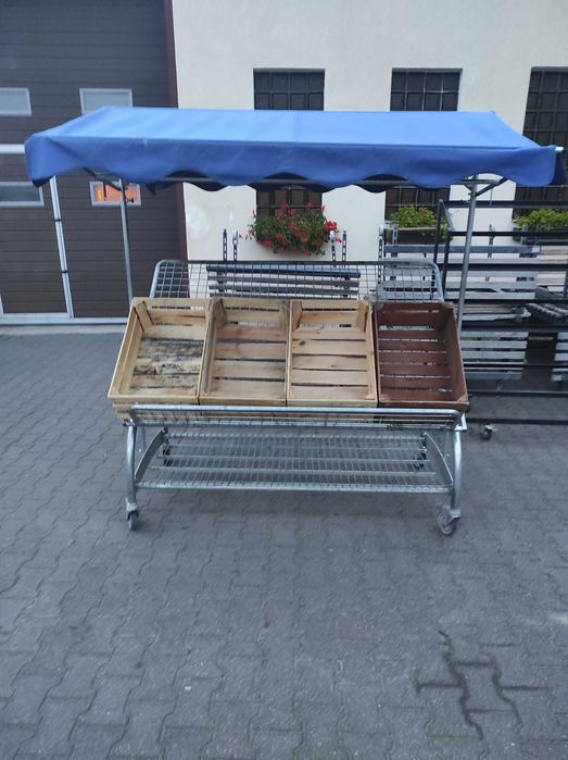 Wózek Regał Stojak Ekspozytor na Owoce i Warzywa