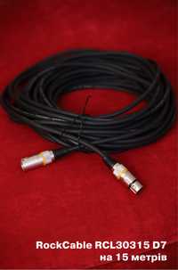 Мікрофонний кабель RockCable RCL30315 D7 15 м