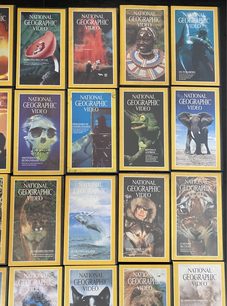 31 Cassetes VHS National Geographic