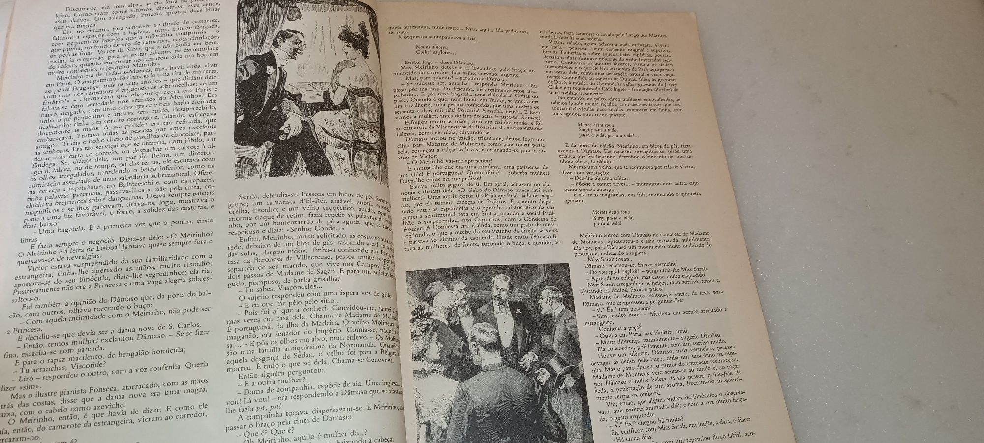 Livro antigo A tragédia da Rua das Flores – Edição ilustrada