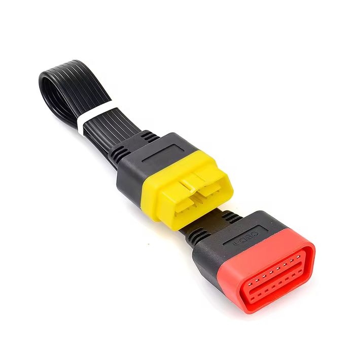 Удлинитель переходник OBD2 кабель 36 см (16 pin, папа - мама)