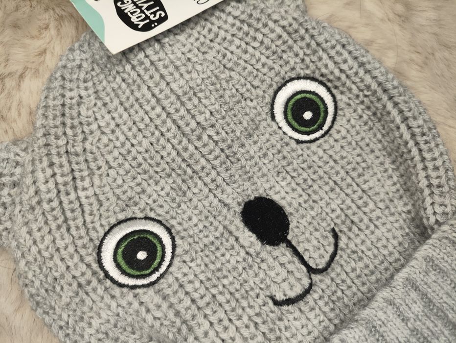 czapeczka zimowa chłopięca