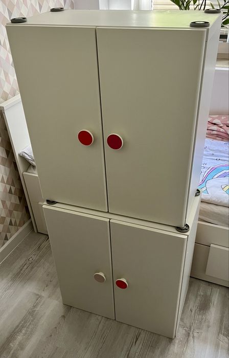 Zestaw 3 szafek wiszacych Ikea Besta - stan bardzo dobry