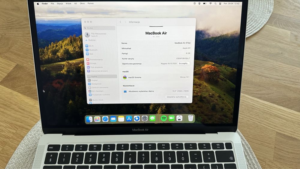 MacBook Air M1 | Nowy | Gwarancja