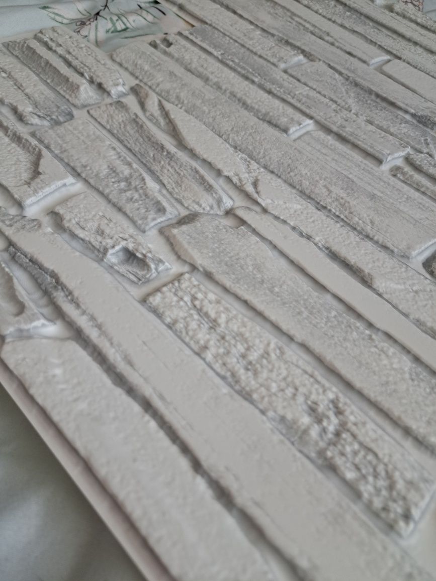 Panel ścienny.nowy 3sztk .szara cegła 93/50