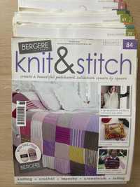 Bergere Knit & Stitch wzory robótki ręczne wydanie angielskie