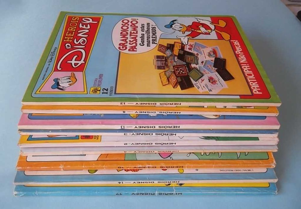 HERÓIS DISNEY - Editora Morumbi - lote de revistas BD