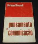 Livro Pensamento e Comunicação Bertrand Russell