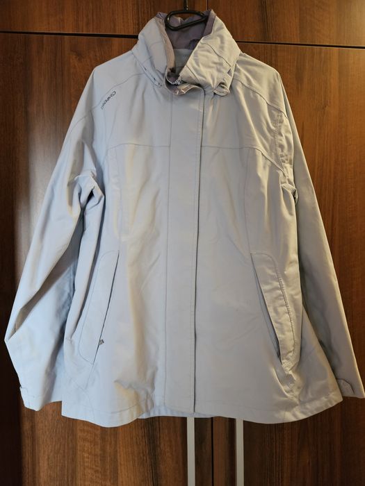 Kurtka decathlon rozm L błękitna niebieska deszcz wiatr
