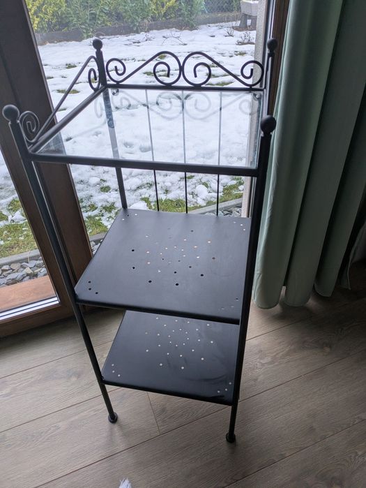 RÖNNSKÄR regał czarny Ikea