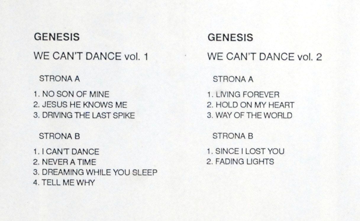 Genesis - We Can't Dance (kaseta) BDB