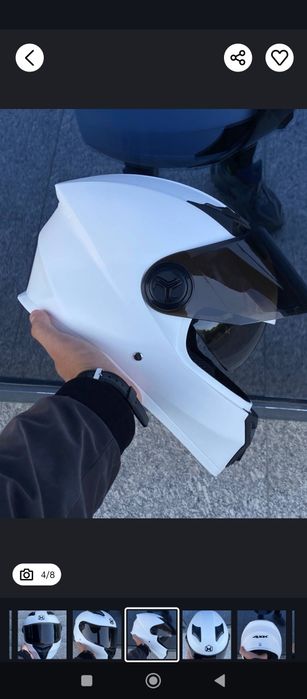 Мото шлем . Беушний