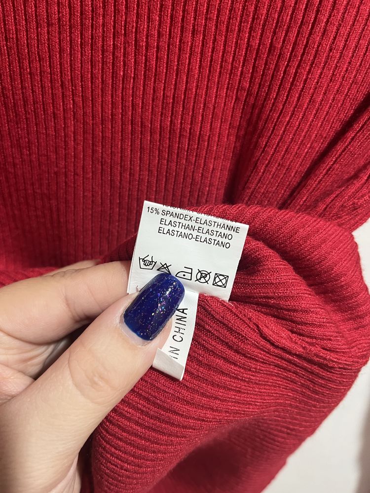 Nowy sweter damski z merino i kaszmiru S/M