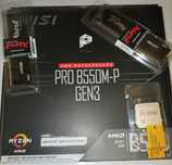 Ryzen 5 5600, MSI PRO B550M-P, DDR4 Kingston 16Gb комплект