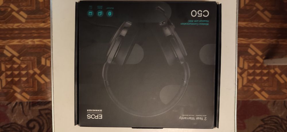 Навушники з мікрофоном Sennheiser EPOS C50 ANC Black (1001147)