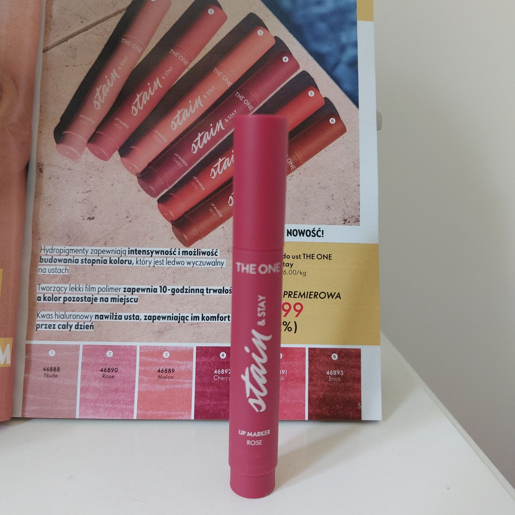 Marker do ust Oriflame Rose Lip marker pisak pomadka