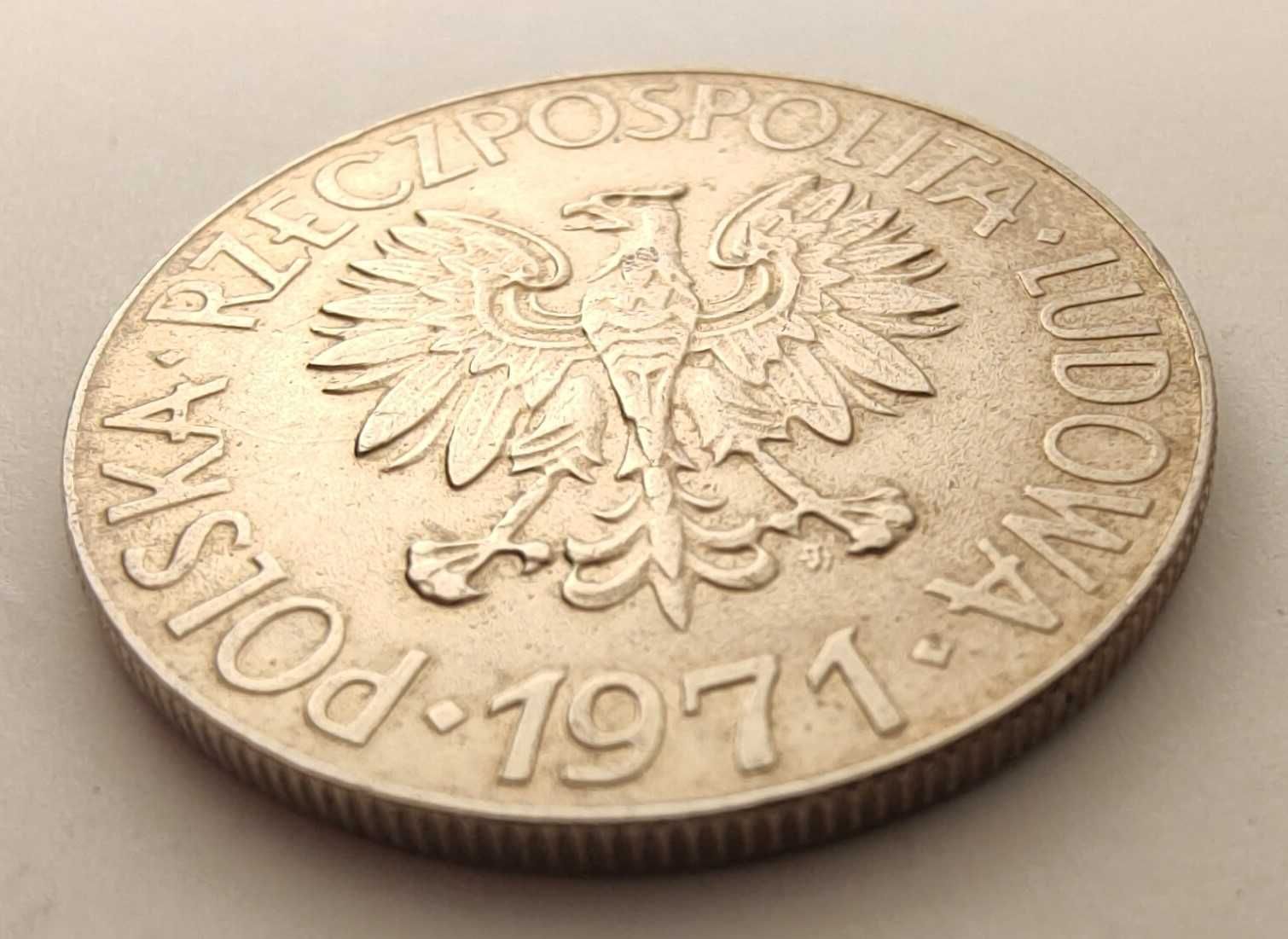 Moneta 10 złotych Kościuszko - mały 1971 - piękny