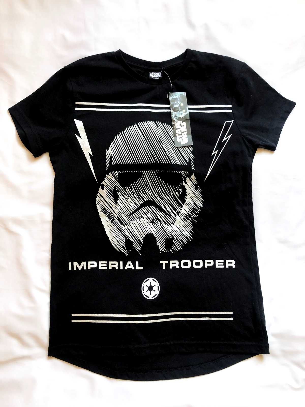 Czarny Tshirt Rebel by Primark Star Wars S/M 36/38 Nowy z metkami