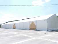 Hala namiotowa z PCV od Protan Elmark. 8,9m x 28m x 4m