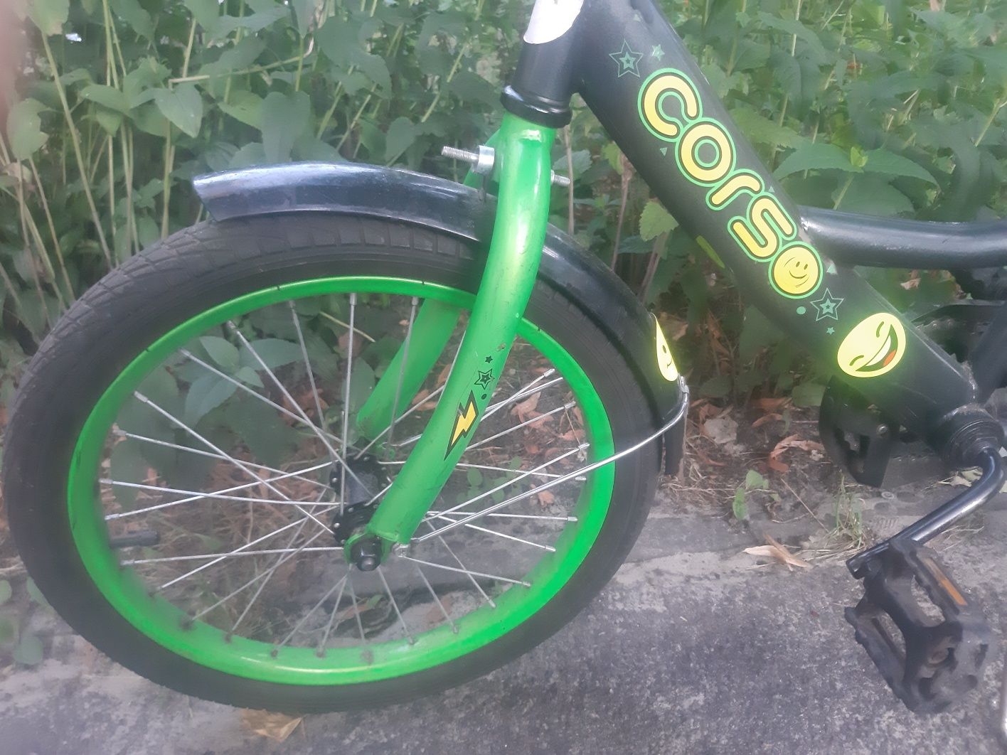 Велосипед 18 " дюймів Corso дитячий велик допоміжні колеса не дорого