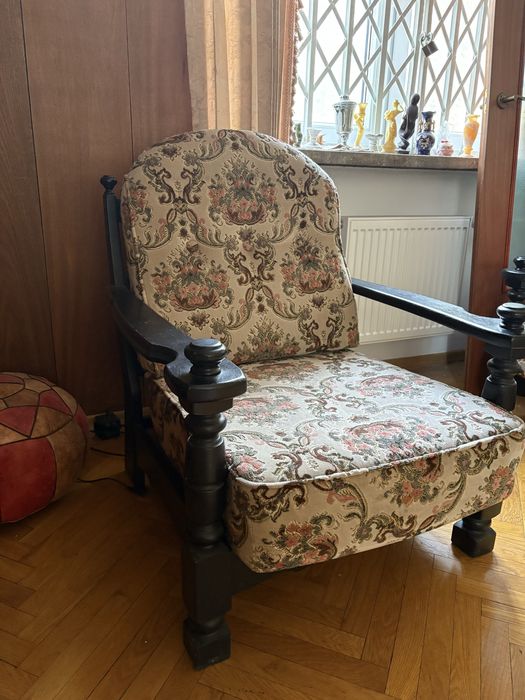 Sofa i fotele z PRL-u