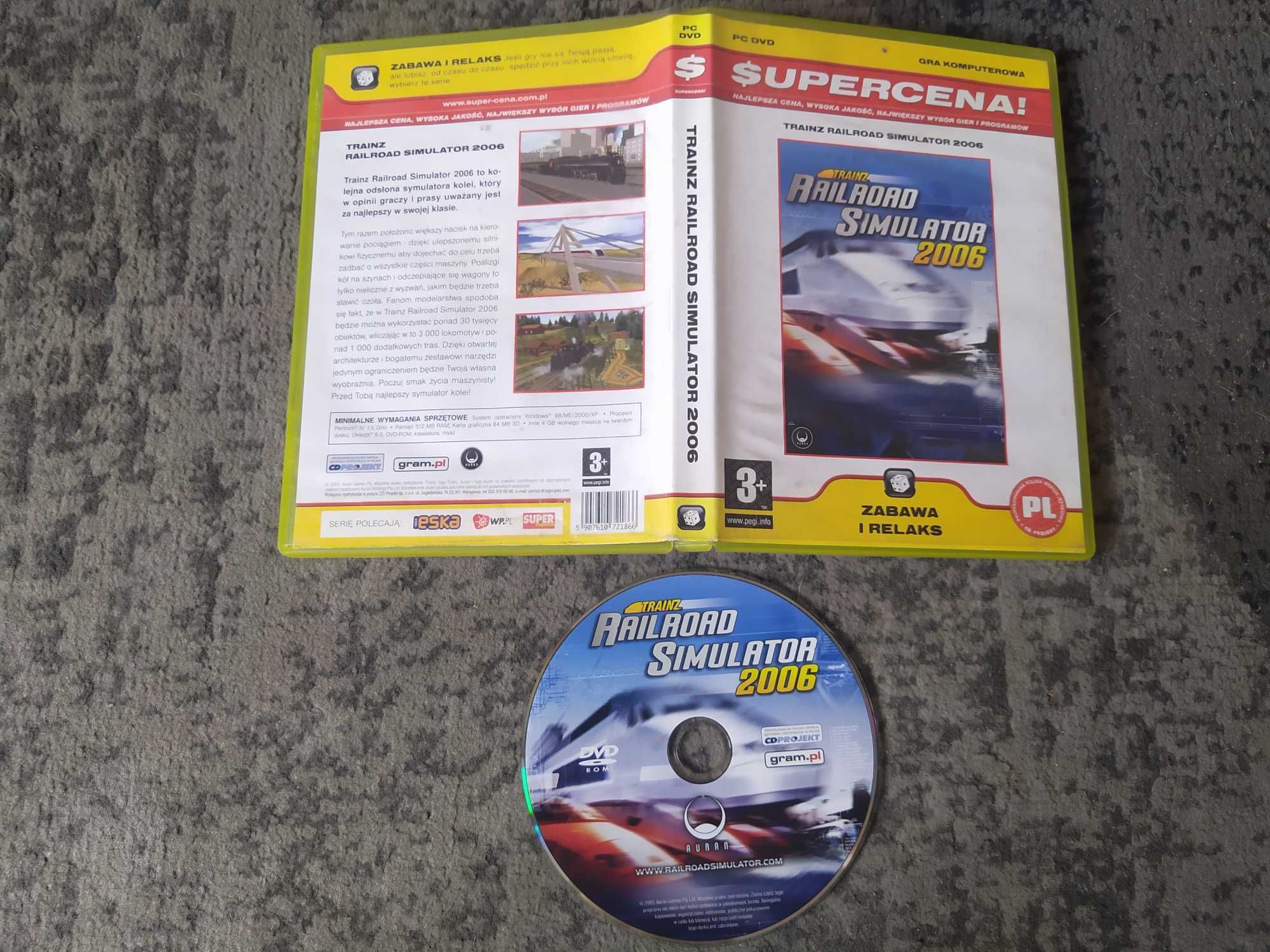 Trainz Railroad Simulator 2006 PC DVD
