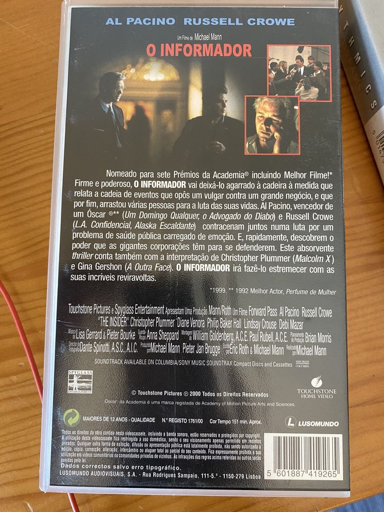 VHS filme ‘O Informador’