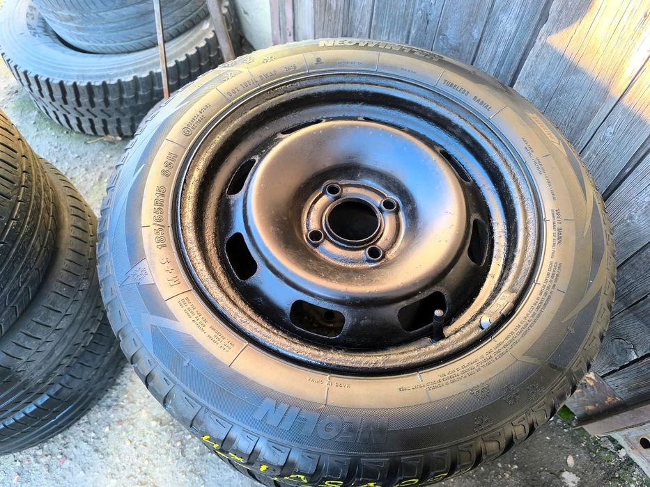 4x108 Felgi Stalowe Stal 15 Koła Zimowe Zima CITROEN BERLINGO C3 PICASSO ELYSEE PEUGEOT PARTNER 207 208 301 307 SW Legnica ALU-RAD 4,5mm 185/65