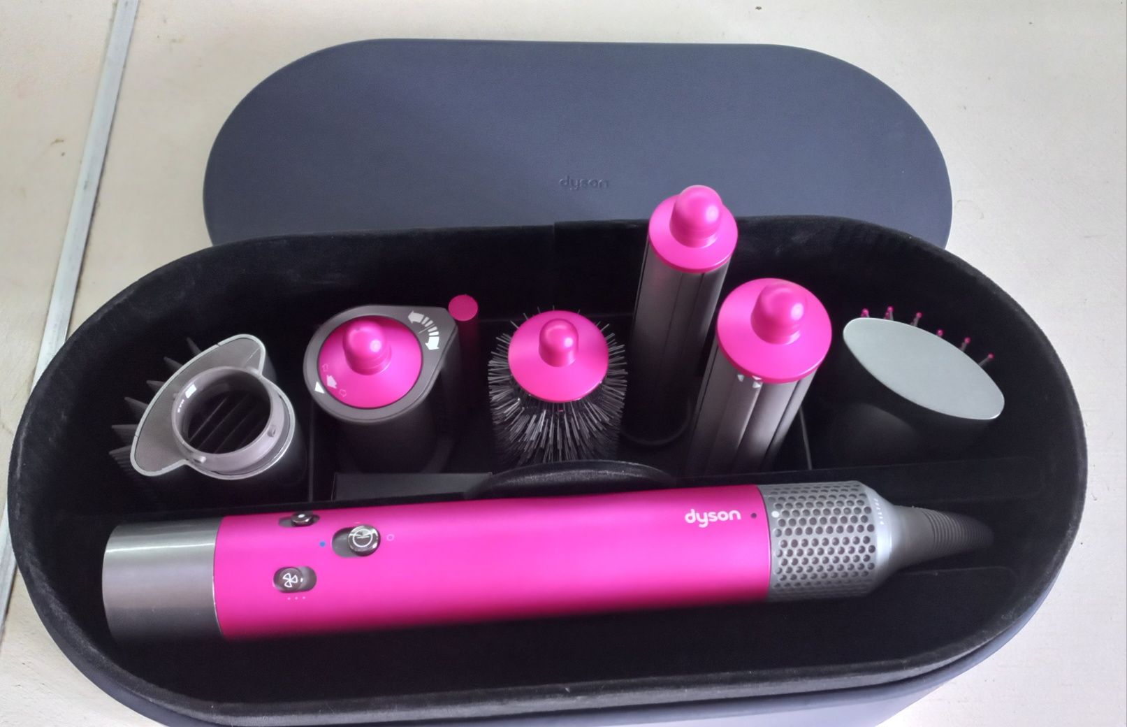 Dyson Airwrap multi-styler Complete long Fuchsia/Nickel