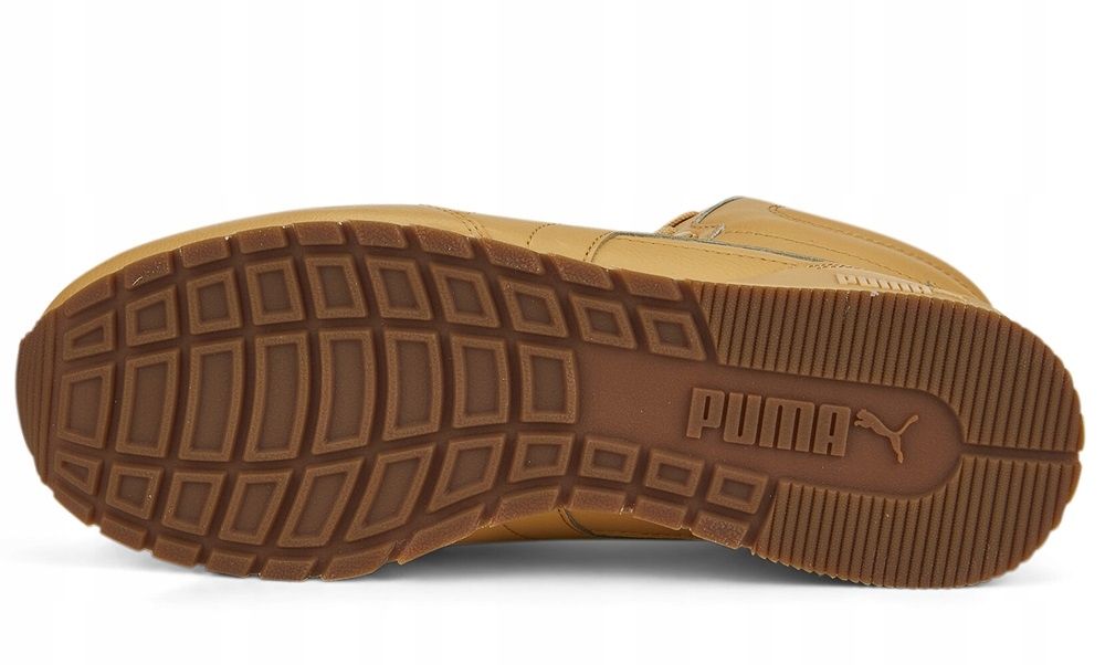 Buty Puma St Runner Mid Skórzane Za Kostkę Jesień Zima Ocieplane 42