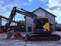 Volvo KOPARKA GĄSIENICOWA VOLVO ECR 145EL 140 160 ECR145 2017R.  329.000 netto Głowica obrotowa Engcon z systemem EC-Oil Ready