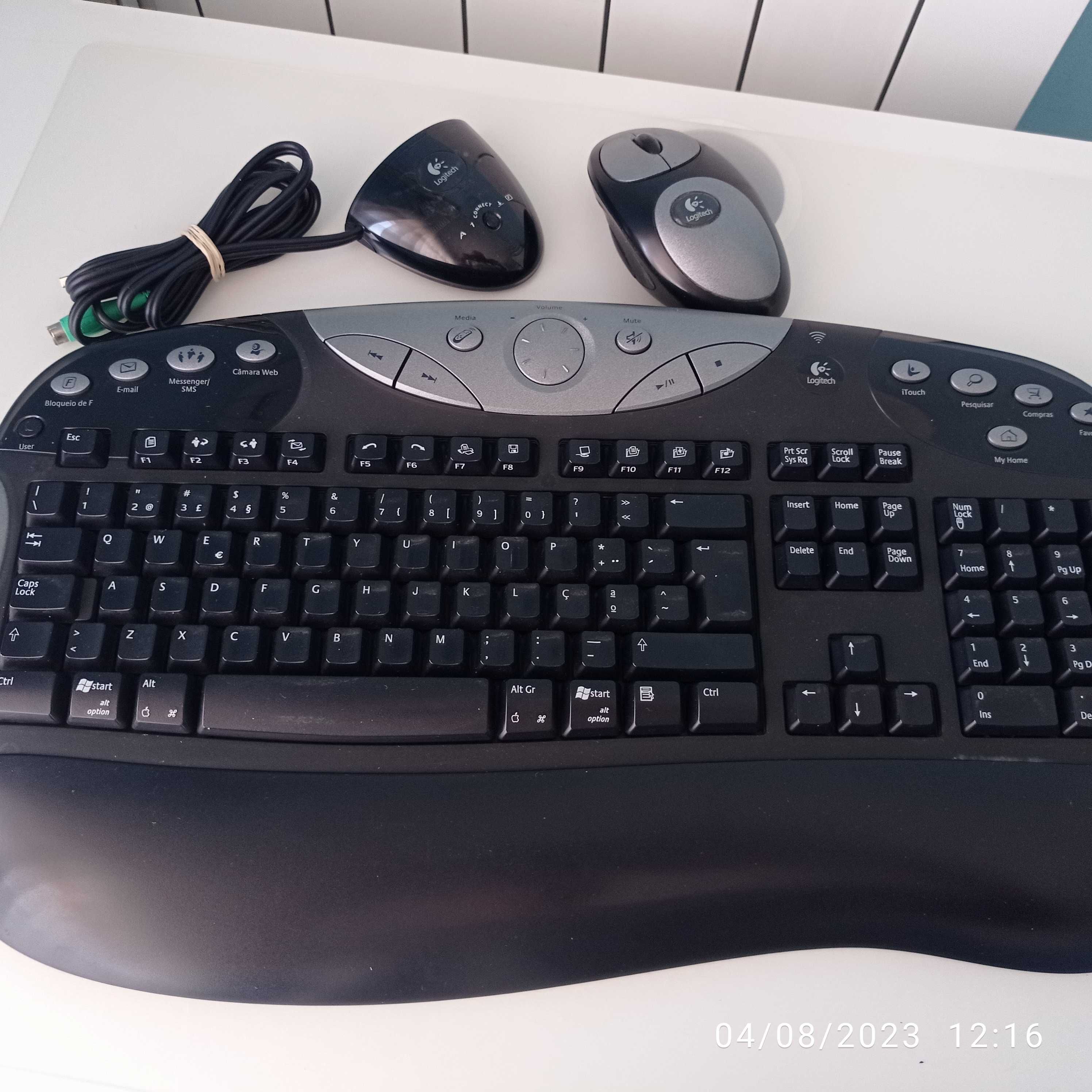 Teclado e rato wireless