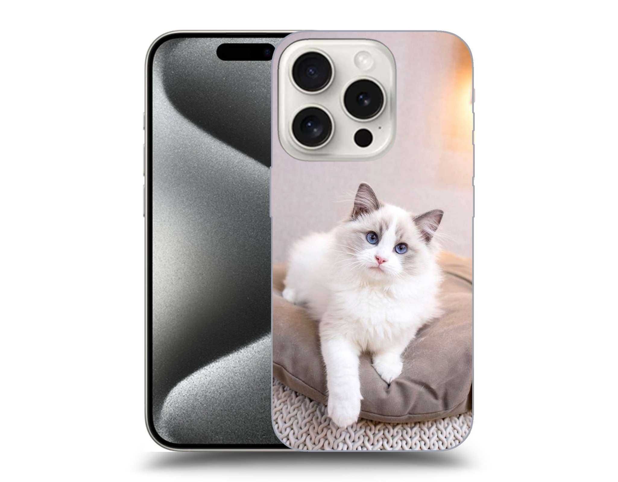 Etui nakładka na telefon KOT RAGDOLL iPhone Samsung Realme VIVO OPPO
