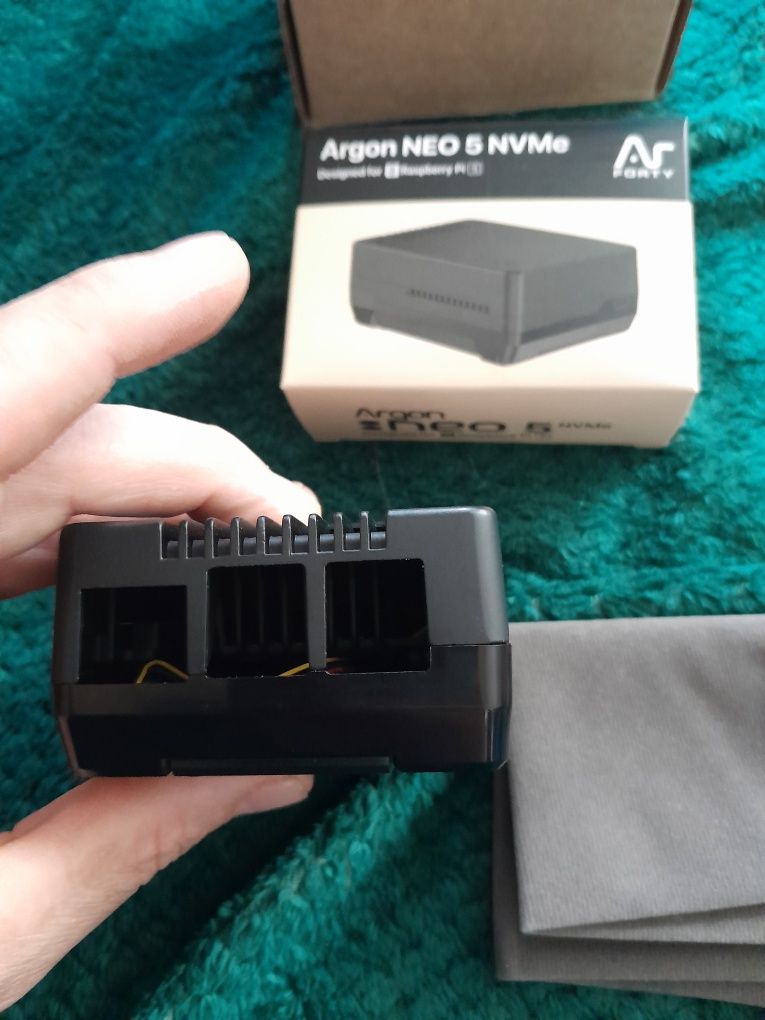 obudowa Argon NEO 5 NVMe, przeznaczona do Raspberry Pi 5. Nowe polecam