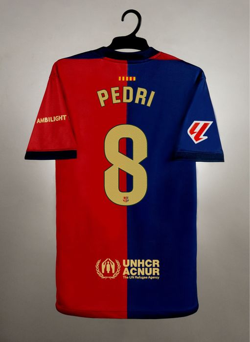 Koszulka FC Barcelona 24/25 La Liga domowa PEDRI 8 r. M 48h