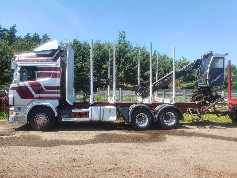 Scania r560 6x4 do drewna do lasu kesla