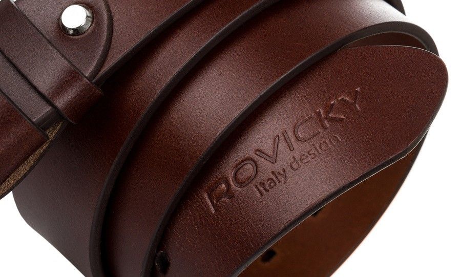 szeroki, uniwersalny pasek męski ze skóry naturalnej licowej