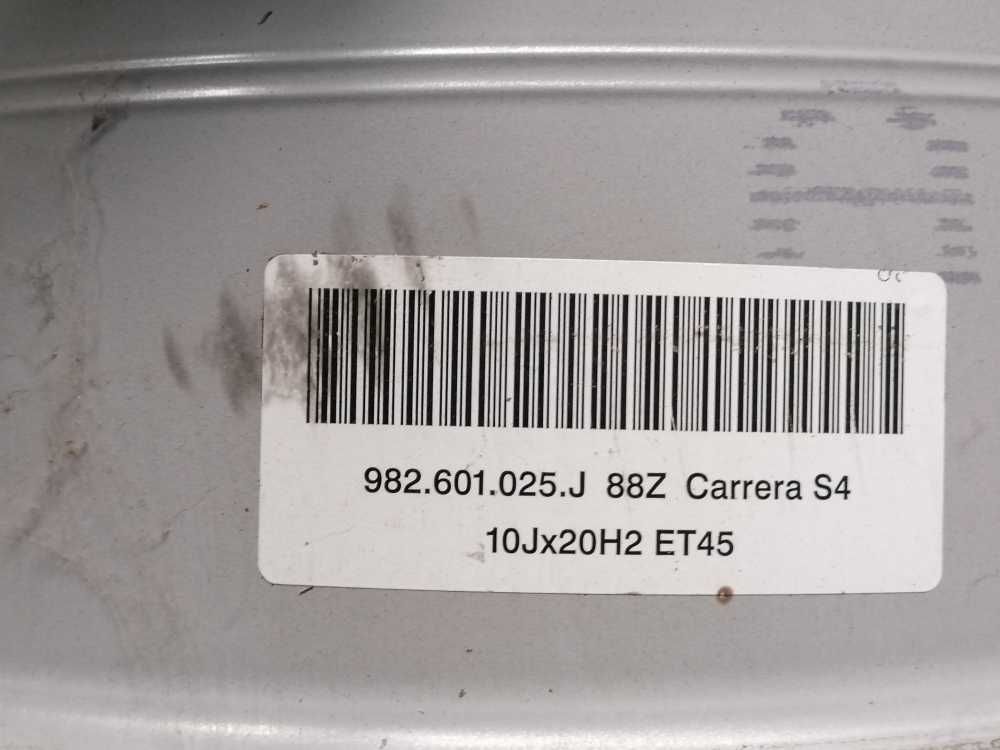 Felga aluminiowa  20 PORSCHE CARRERA S4 982.601.025J    10Jx20 H2 et45