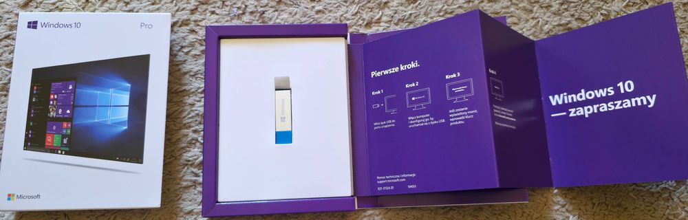 Windows 10/11 pro BOX PL + Płyta