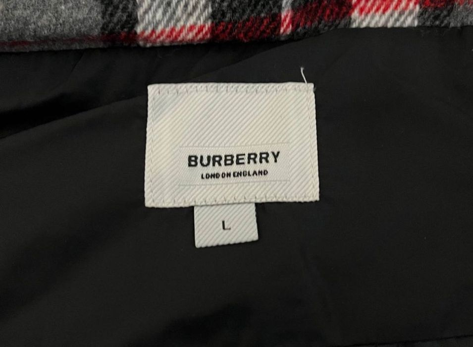 пуховик Burberry