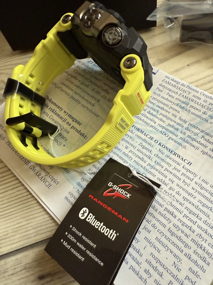 Nowy 6 lat gwarancja rachunek Casio G-shock GPR H1000RY