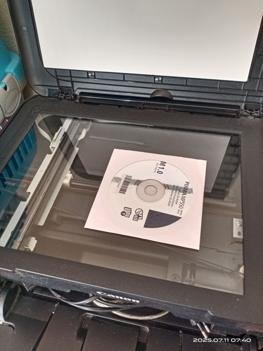 Принтер струйный PIXMA МР 550 в нерабочем состоянии